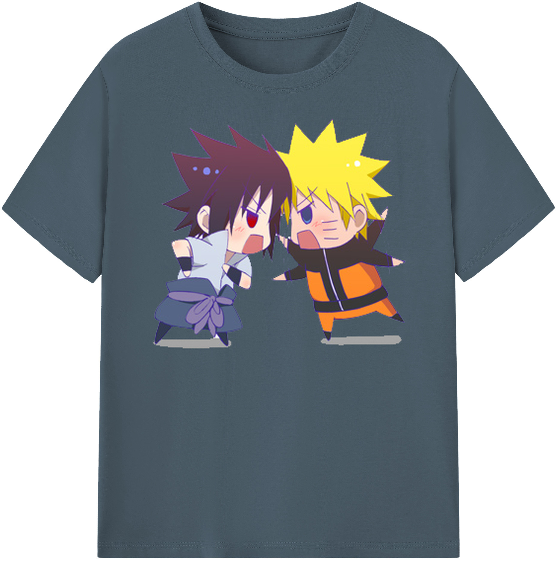（画像用） NARUTO -ナルト- うずまき ナルト Uzumaki Naruto 綿100％半袖Tシャツ（フロントプリント）